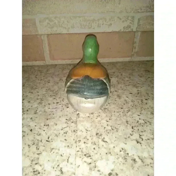 Vtg Mallard Duck Ceramic Porcelain Duck Decoy Cottagecore Farmhouse - Picture 3 of 8